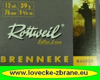 Obrázek pro Náboj 12/76 Rottweil jednotná střela