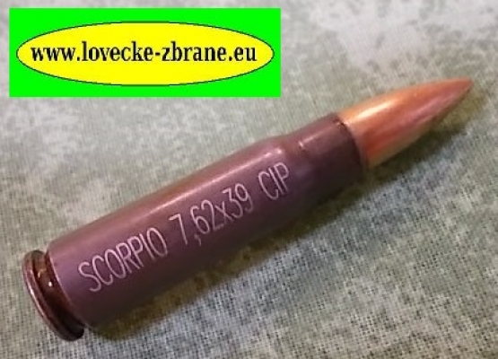 Obrázek pro Náboj 7,62x39 FMJ 8g STV po 50 kusech