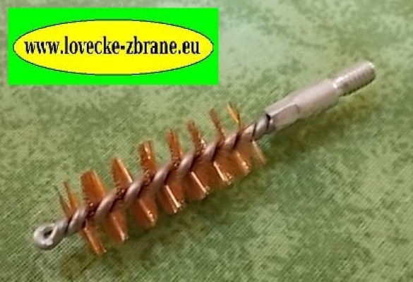 Obrázek pro Bronzový kartáč -vytěrák do hlavně pro čištění vývrtu ráže .40 závit 8-32"