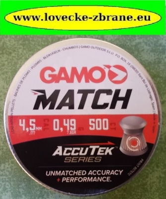 Obrázek pro Diabolky Gamo Match Accu Tek 4,5 mm ( 500 ks )