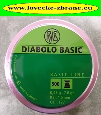 Obrázek pro Diabolky RWS Basic Line 4,5mm