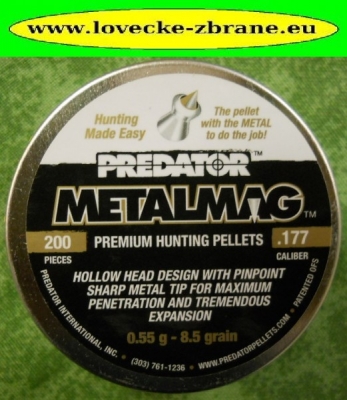Obrázek pro Diabolo JSB-MetalMagPredator-4,5mm
