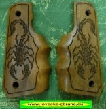 Obrázek pro Dřevěné pažbičky Colt 1911 štír