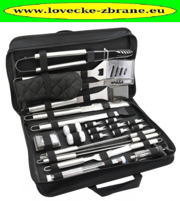 Obrázek pro Grilovací nářadí sada 27 ks Cattara BBQ set- v textilním pouzdru