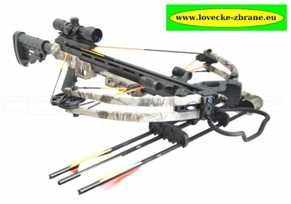 Obrázek pro Kladková kuše Beast Hunter Kraken 200lb forest camo s puškohledem 4x32