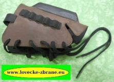 Obrázek pro Kožený návlek na pažbu s lícnicí 3cm+n