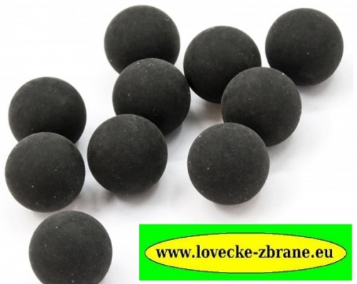 Obrázek pro Kuličky T4E 43-10kusů-Steel Rubber Ball- -s ocelovými pilinami- na sebeobranu-1,6g