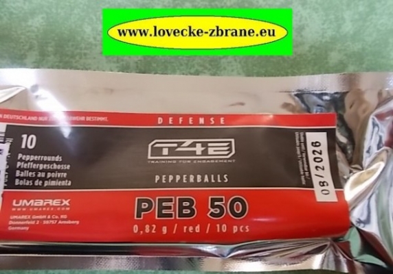 Obrázek pro Kuličky T4E 50 Defense Precision Pepper Ball 10ks