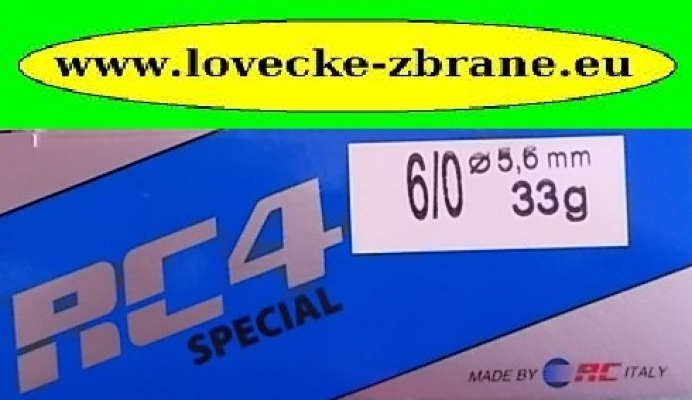 Obrázek pro Náboj 12/67/5,6 mm / náplň broků 33g- RC-Italy