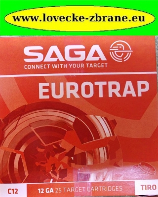 Obrázek pro Náboj 12/70 Trap 24g SAGA -Sportovní