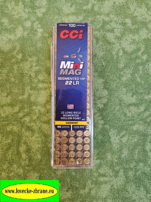 Obrázek pro Náboj 22 LR CCI Mini Mag Long 40gr/1235 FPS/500m/s- Segmented HP