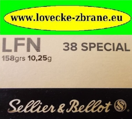 Obrázek pro Náboj 38 Special S&B 10,25g LFN