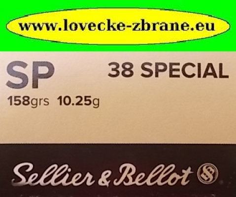 Obrázek pro Náboj 38 Special S&B 10,25g SP