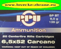 Obrázek pro Náboj 6,5x52 Carcano SP-PPU
