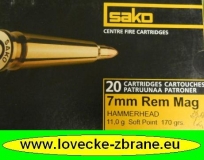 Obrázek pro Náboj 7mmRem.Mag.Sako Hammerhead 11g