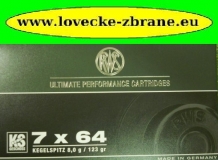 Obrázek pro Náboj 7x64 RWS 8g KS Kegelspitz