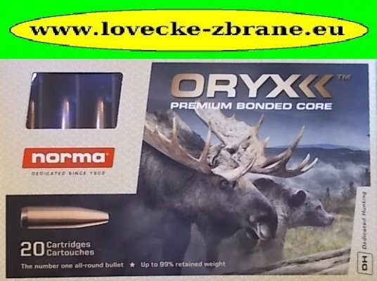 Obrázek pro Náboj 8x57 IS Norma Oryx Premium Bonded Core 12,7g