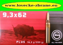 Obrázek pro Náboj 9,3x62 Geco PLUS 16,5g