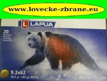 Obrázek pro Náboj 9,3x62 Lapua Mega 18,5 g
