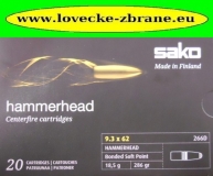 Obrázek pro Náboj 9,3x62 Sako Hammerhead 18,5g
