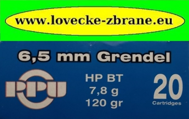 Obrázek pro Náboj PPU 6,5mm Grendel 7,8g