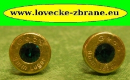 Obrázek pro Naušnice z nábojů 9mm Luger-puzeta-z