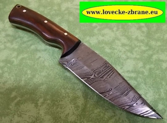 Obrázek pro Nůž Lizard-damašková ocel 300 vrstev-celková délka 22,5 cm +pouzdro