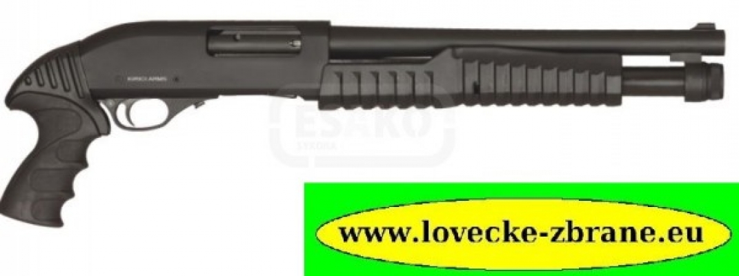 Obrázek pro Opakovací brokovnice Kirici Horus S Black 12/76 4+1 hlaveň 33 cm