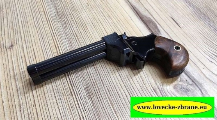 Obrázek pro Perkusní pistole- derringer Great Gun Bicorn 3,5" ráže .9mm-kategorie zbraně "C1"