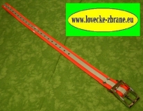 Obrázek pro Pevný reflexní obojek na psa 58cm-oranž.