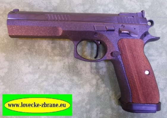 Obrázek pro Pistole samonabíjecí CZ 75 TS -9mm Luger-zachovalý stav+kufr a 2x náhr. zásobník-komise