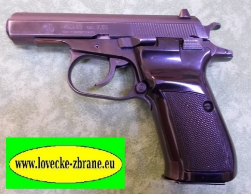 Obrázek pro Pistole samonabíjecí CZ 83-7,65 Browning+42 nábojů-super stav!-komise