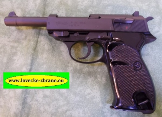 Obrázek pro Pistole samonabíjecí Walther P1-9mm Luger-zesílený rám!+pouzdro a zásobník-super stav!-komise