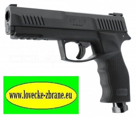 Obrázek pro Pistole Umarex T4E TP 50 Gen2, zásobník na 6 kulí.Výkon: 7,5J bombička CO2 12g