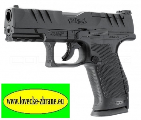 Obrázek pro Pistole Umarex T4E Walther PDP Compact 4" cal.43, zásobník na 8 kulí.Výkon: 5J bombička CO2 12g