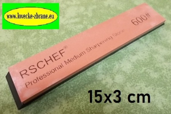 Obrázek pro Profesionální brusný kámen s podložkou zrnitost 600-15x3 cm