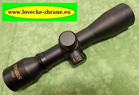 Obrázek pro Puškohled 4x32 krátký-kříž : MIL-dot