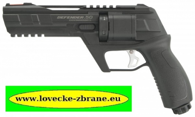 Obrázek pro Revolver SPA CP300 Defender .50, válec na 6 kulí.Výkon: 11J bombička CO2 12g