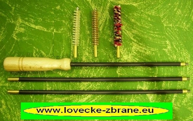 Obrázek pro Sada čištění na dlouhou zbraň-kulovnici ráže: 8 mm-k čištění vývrtu hlavně-skládací