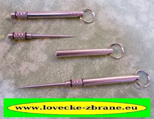 Obrázek pro Skládací bodec na sebeobranu-9,6cm (složený: 6cm)-ocelový