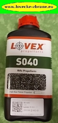 Obrázek pro Střelný prach Lovex S040